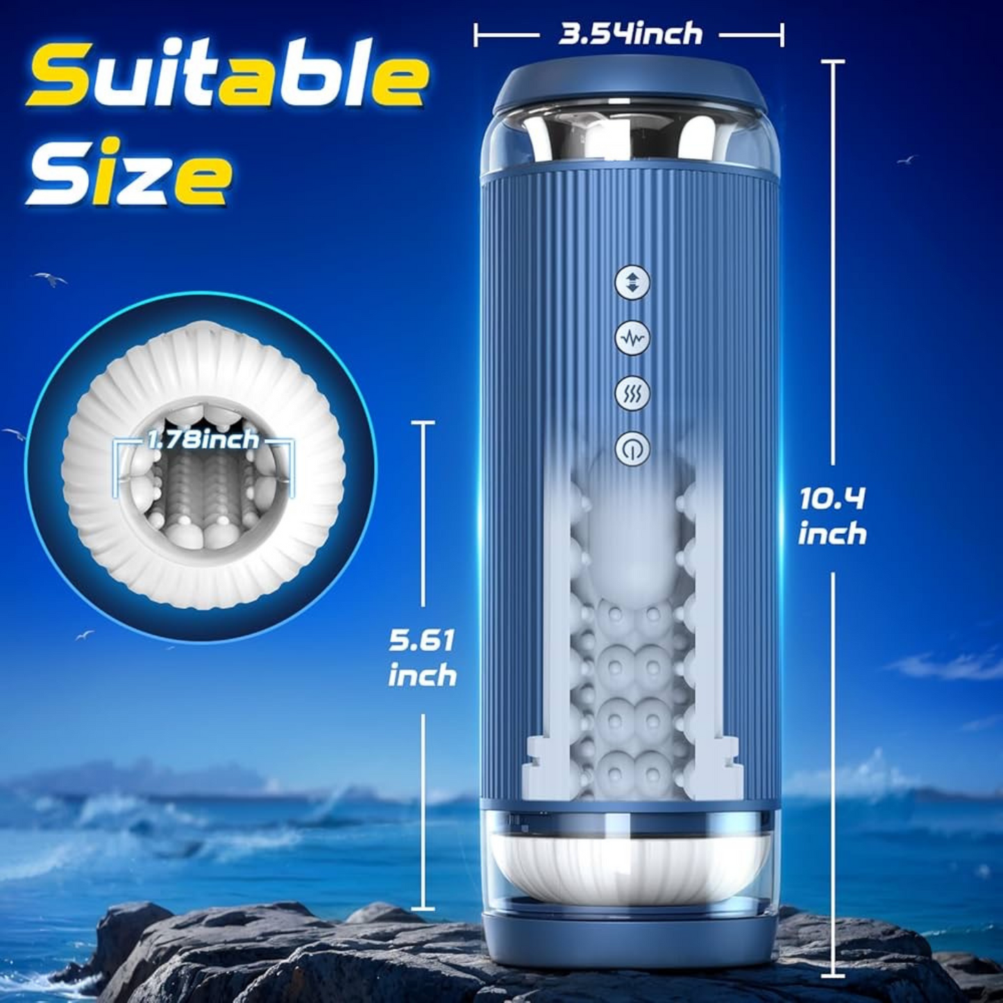 Blue Ignite Automatic Male Masturbator