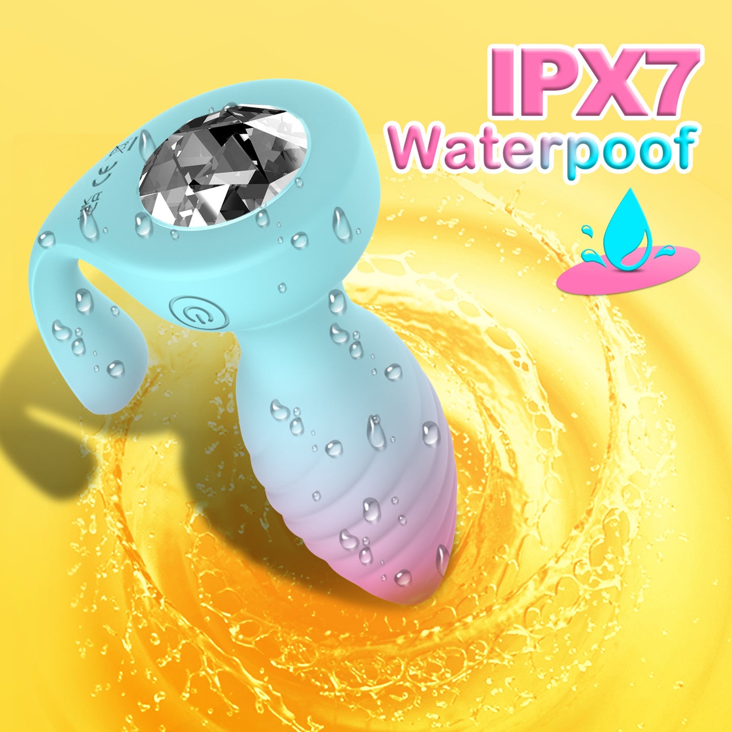Celestial Wave Vibrating Butt Plug