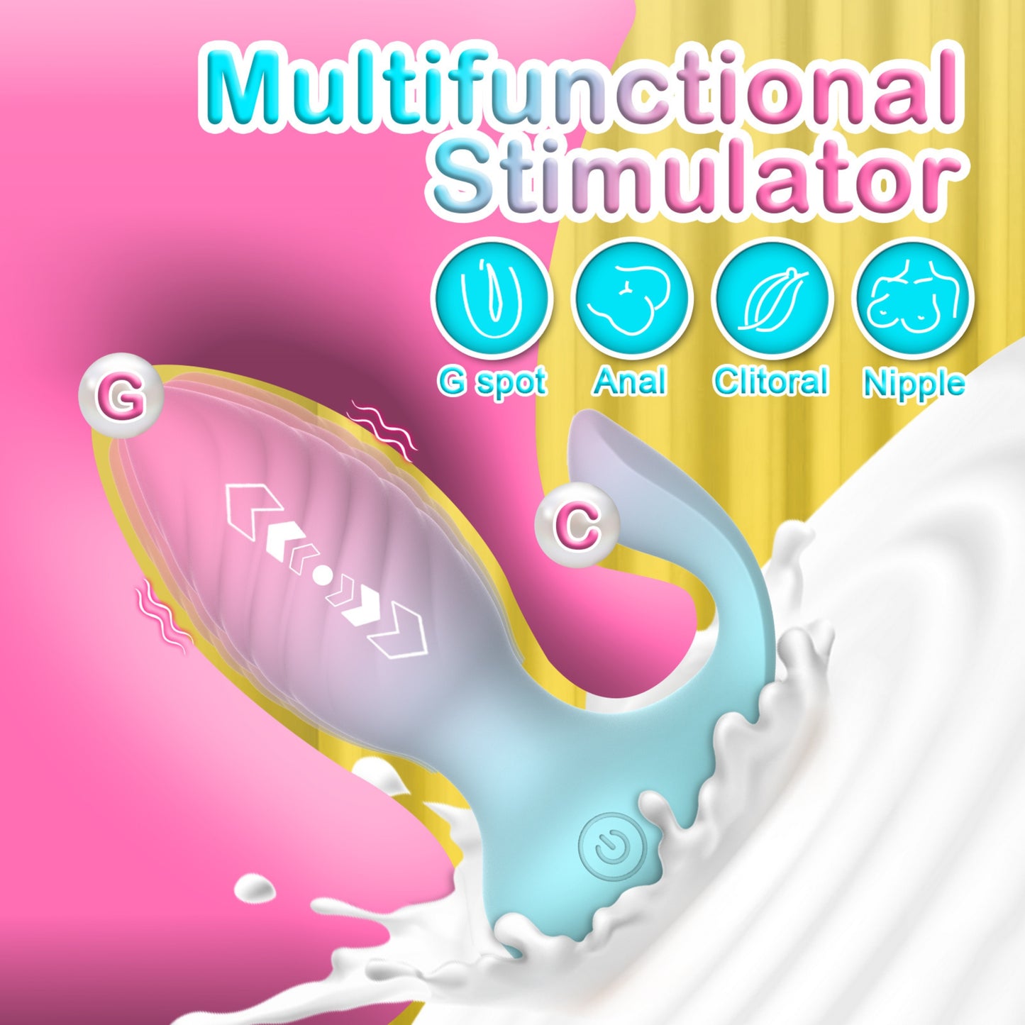 Celestial Wave Vibrating Butt Plug