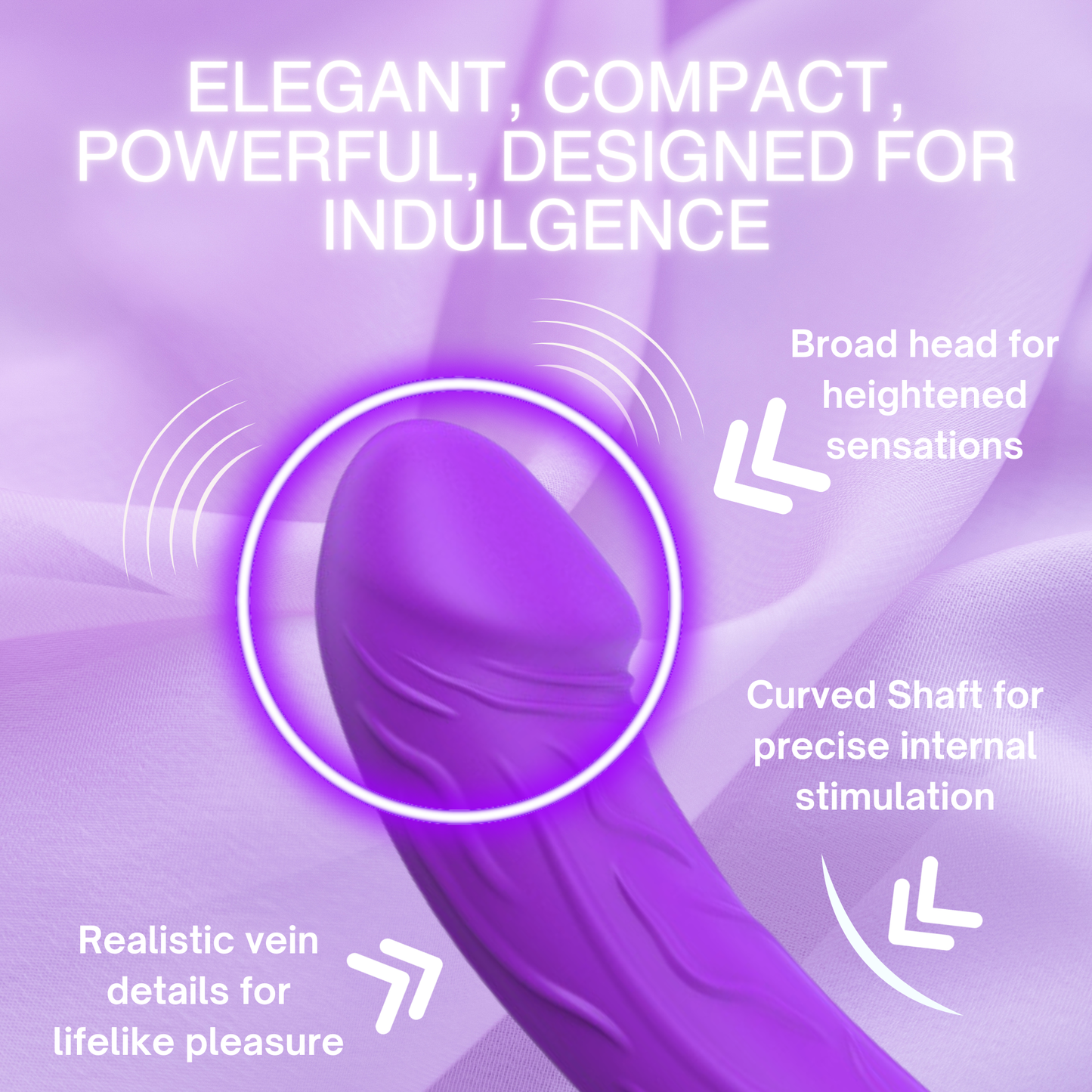Midnight Desire Vibrating Dildo