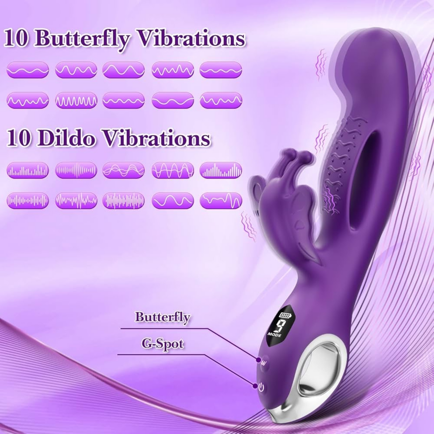 Butterfly Curve Rabbit Vibrator