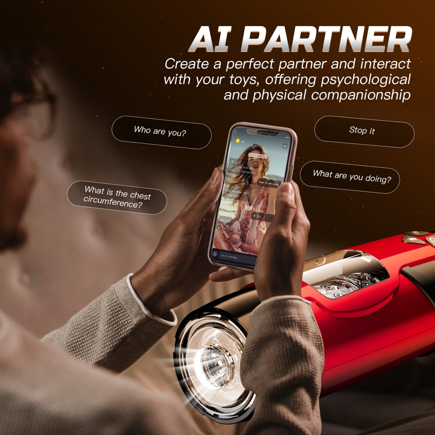 Sensory Sync AI Automatic Male Masturbator