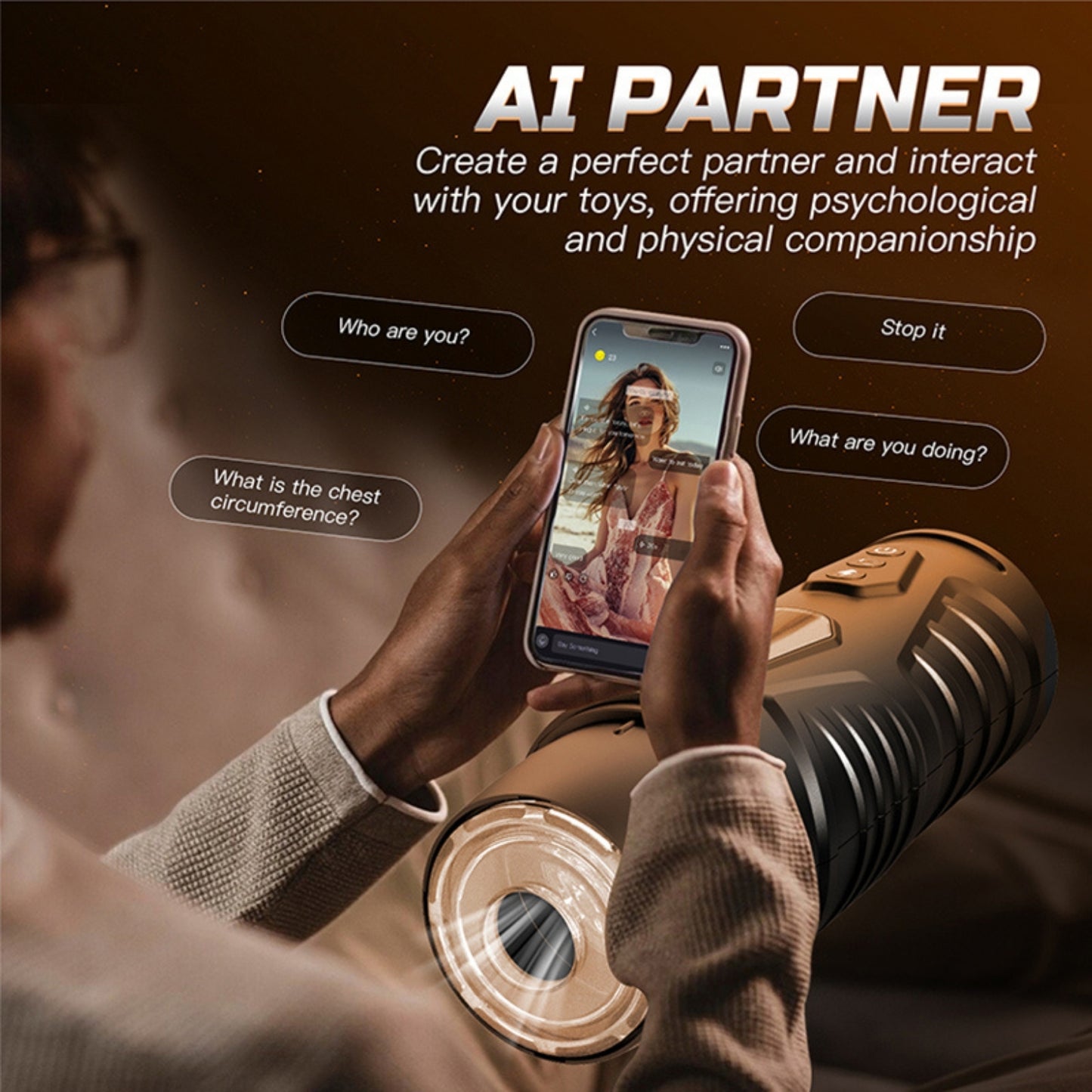 Sync Master AI Automatic Male Masturbator