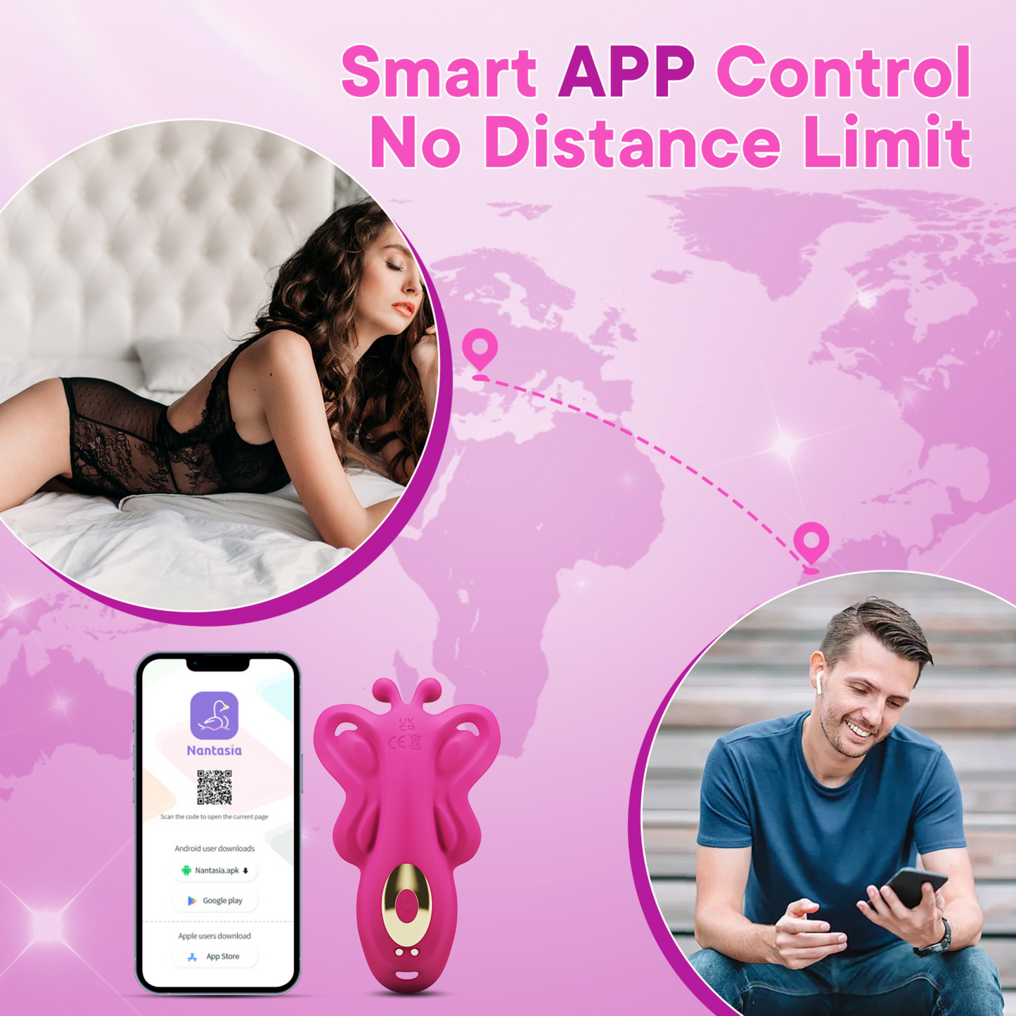 Pink Whisper Wearable Vibrator Thong