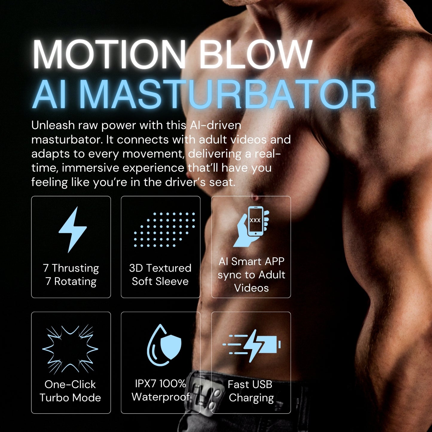 Motion Blow AI Automatic Male Masturbator