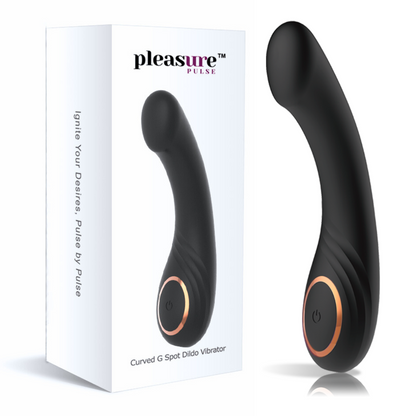 Plush Curve Vibrating Dildo