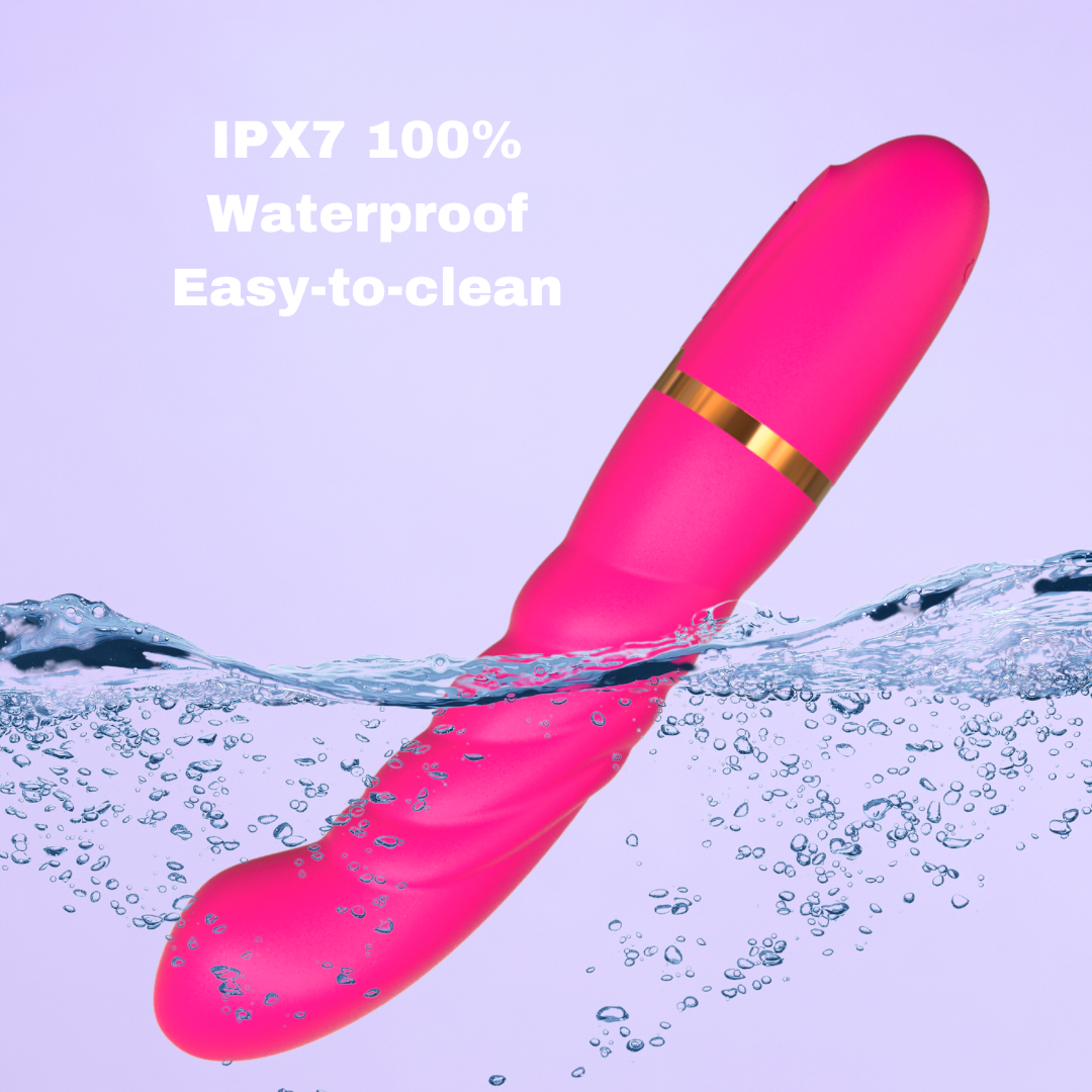 Raspberry Dream Vibrating Dildo